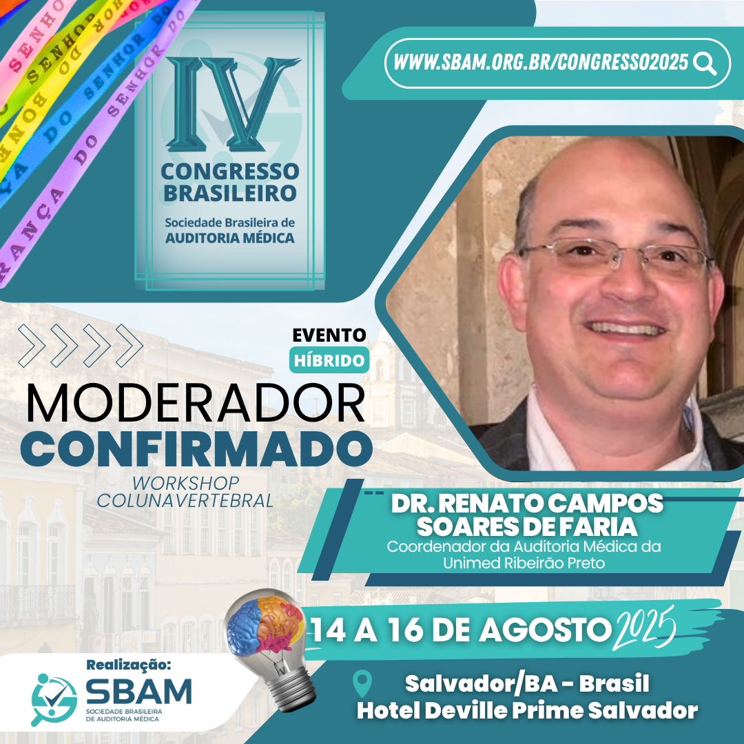 MODERADOR CONFIRMADO - CONGRESSO SBAM 2025 | Dr. Renato Camp...