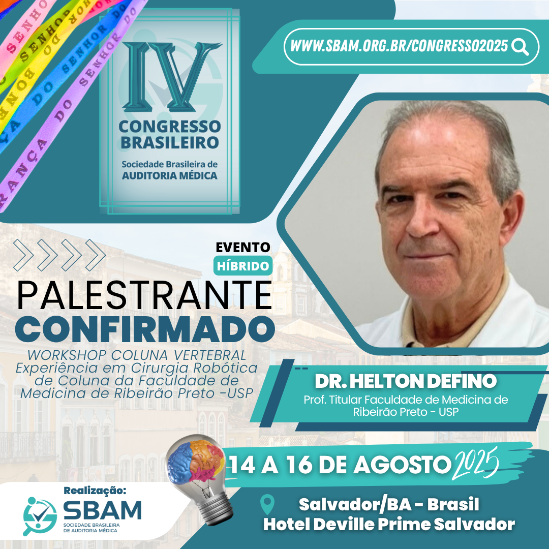 🎯 PALESTRANTE CONFIRMADO — CONGRESSO SBAM 2025 | Dr. Helton...