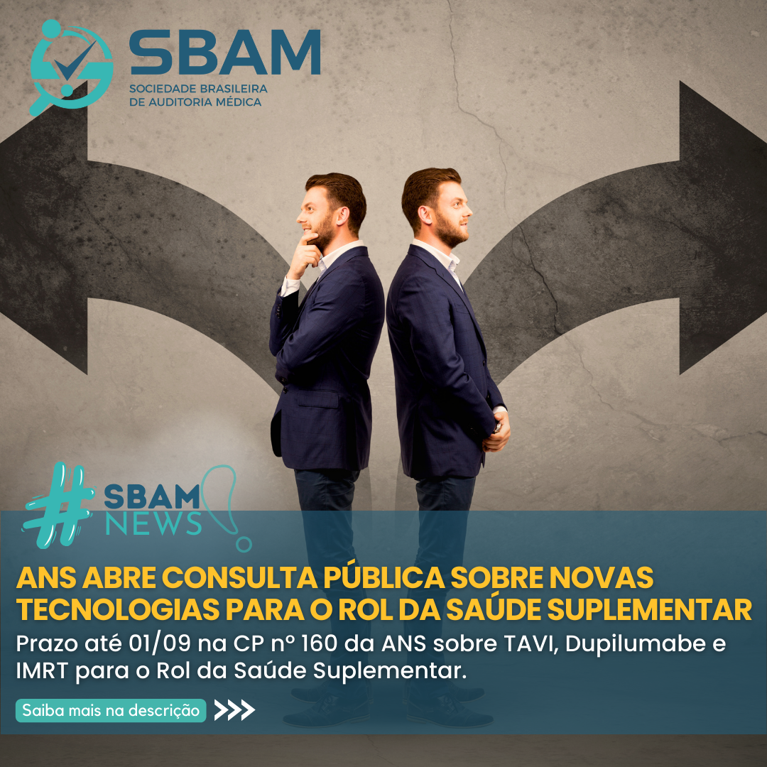 ANS abriu oficialmente a Consulta Pública nº 160, publicada...
