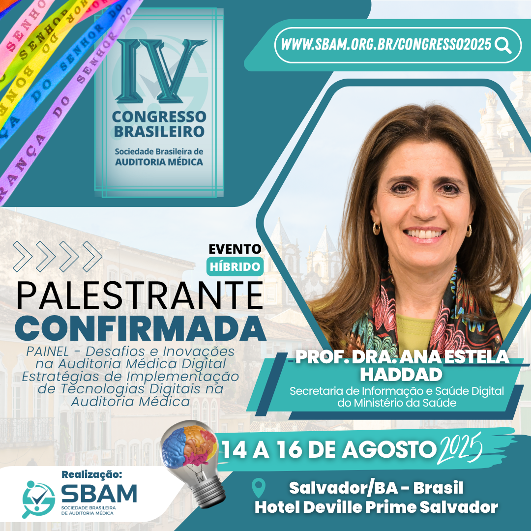 PALESTRANTE CONFIRMADA – CONGRESSO SBAM 2025 | Prof. Dra. An...