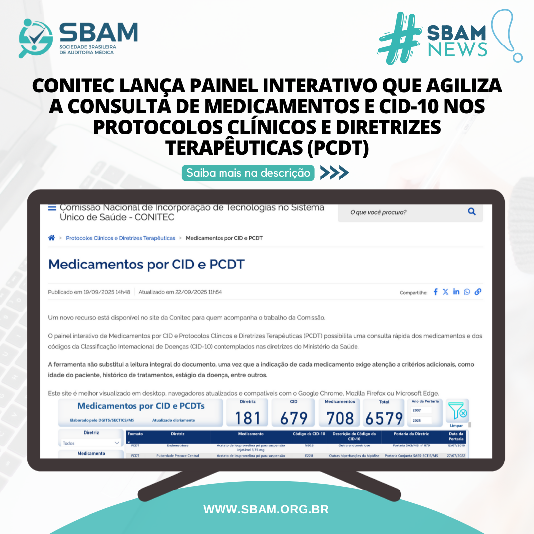 A CONITEC disponibilizou um painel interativo que permite co...